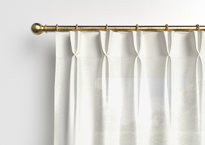 Marsala Voile, Beach White - Made to Measure Curtains - Image 11